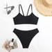 Aria Basics 2025 New European And American Foreign Trade Cross-Border Solid Color Strapless Backless Sexy Two-Piece Swimsuit Bikini_ecoleips.com
