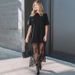 Women's Casual Solid Color Lace Panel Maxi T-Shirt Dress – Summer Lounge Gown 2026_ecoleips.com