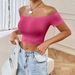 Voya New Foreign Trade Sexy Sweet And Spicy Style One Piece T-shirt Summer New Off Shoulder Short Top For Women_ecoleips.com