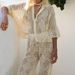Women's Clothing Summer Beach Ladies Solid Color Knitted Plaid Sexy Hollow Beach Bikini Outerwear Suit_ecoleips.com