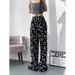Summer Digitally Printed Straight Leg Pants Japanese Style Loose Comfortable Men's Slimming Casual Fashion Couple Style Women's Sportswear_ecoleips.com