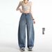 Wholesale High-waisted Wide-leg Loose Curved Jeans For Women, New Summer Hot-selling Casual Long Pants, Extra-long_ecoleips.com