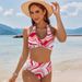 Sexy Bikini Set With Removable Padded Bra - High-Cut Swimwear For Women, Quick-Dry Polyester & Versatile Colors_ecoleips.com