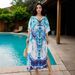 Cotton Embroidered Positioning Printed Loose Sun-Protective Smock For Beach Vacation_ecoleips.com