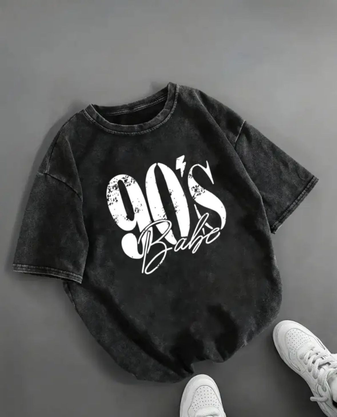 90's Retro Printed Short-sleeve T-shirt Tops For Women, Foreign Trade Wholesale_ecoleips.com