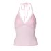 Lace Trimmed V-Neck Camisole Top - Feminine Stretch Fit Cami For Women, Chic Layering Essential With Allure Neckline_ecoleips.com