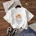 Women's Casual round Neck Short Sleeve T-Shirt Multi-Color Solid Loose Printed Fashion Top for Spring/Autumn & Summer_ecoleips.com