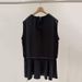 Casual Chic Women's Sleeveless Blouse With Adjustable Drawstring Waist & Flounce Detail For Everyday Elegance_ecoleips.com