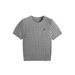 Women's Clothing Round Neck Twist Short Sleeve Knit Sweater Slim Fit Top_ecoleips.com