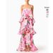 Summer Fresh Multi Layered Cake Long Suspender Dress Women's Clothing_ecoleips.com
