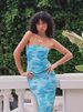 2025 Autumn Winter New Women's Mesh Camisole Floral Lined Long Skirt Set_ecoleips.com