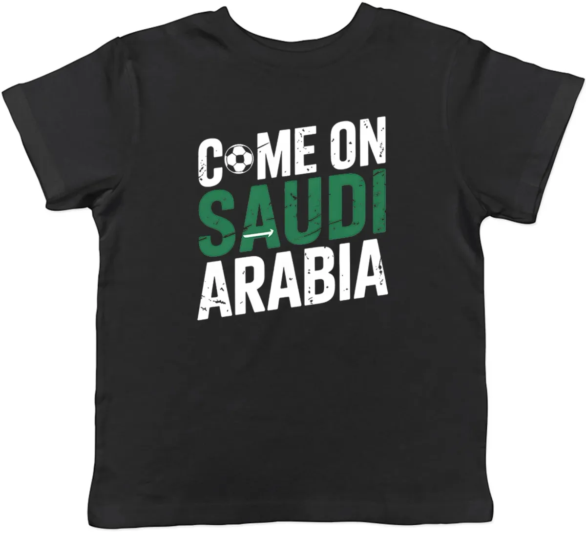 Women's T-Shirts Come On Saudi Arabia Supporter Football Fan Kids T-Shirt Boys Girls Gift_ecoleips.com