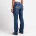Women's Casual Stretch Denim Jeans – Embroidered Slim Fit Trousers With Comfortable Elastic Waist_ecoleips.com