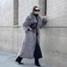Women's Clothing Long Fur Coat Long Hair Artificial Fur Winter Warm Lapel High End Coat_ecoleips.com