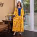 Dubai Jalabiya Dress for Women Embroidered Crystal Hotfix Print Modest Muslim Fashion Breathable Polyester Blend S-XXL Eid Casual Wear_ecoleips.com
