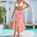 Sexy Tie-Waist Beach Wrap Skirt – Versatile Cover-Up For Bikini, Vacation & Summer Outfits – Lightweight Chiffon Fabric_ecoleips.com