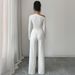 Women's Elegant Two Piece Set Long Sleeved T-Shirt And Straight Leg Pants E-commerce Autumn/Winter Fashion_ecoleips.com