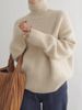 girl New Inner Wear Lazy Style Korean Version Base Shirt Knitted Top Autumn Winter 2025 Thickened High Neck Sweater For Women_ecoleips.com