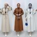 Women's Clothing Women's Embroidered Tassel Lantern Sleeve Cotton Linen Dress Southeast Asian Muslim Fashion_ecoleips.com