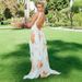 ng2510292 Sexy Backless Halter Lace For Women 2025 Summer New Beach Vacation Floral Print Maxi Dress_ecoleips.com