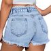 In Stock-15333 Cross-border Foreign Trade Women's Clothing European And American High-waisted Straight Slim-fit_ecoleips.com