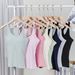 Women's Clothing Women's One Piece Sports Tank Top Elastic Straps Built-in Bra Ice Silk Knitwear For Formal & Casual For Women_ecoleips.com
