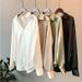 2025 Satin Women's 2025 New Versatile Hanging Top Design Sense Niche Hong Kong Style Shirt Long Sleeved_ecoleips.com