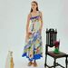 Women's Clothing Sexy Sling Graffiti Linen Big Swing Dress_ecoleips.com