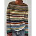 3D Printed Women's Floral Pattern Pullover Sweatshirt Without Hood, Casual Loose Long-sleeve Top, Popular Item_ecoleips.com