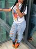 K New European And American Style Street Trendsetters, Internet Famous High Waisted Elastic Jeans And Women's Pants_ecoleips.com