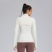Define Long-sleeved Top For Women, Spring And Autumn Thickened Yoga Shirt, Running Fitness Wear, Stand-up Collar_ecoleips.com
