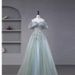 Elegant Off-Shoulder Ball Gown – A-Line Tulle Dress For Concerts, Recitals & Formal Events (XS-3XL)_ecoleips.com