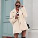 girl Girl Cheng Juan F0293 Cross-Border Exclusive 2019 Autumn Winter Fashion New Style Suit Collar Long Sleeve Women's Jacket Coat_ecoleips.com
