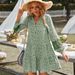 Independent Designed European American Style Women Lace Spliced Dress 2026 Summer Casual Resort Vacation Daily Wear Dress_ecoleips.com