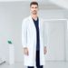 Women's Clothing White Coat Female Short Sleeved Medical Student Male Long Sleeved White Coat Oral Plastic Surgery Laboratory Work Clothes_ecoleips.com