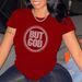 Women's Clothing Printing Diamond Round Neck Wide_ecoleips.com