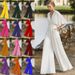 Women's Dress Jumpsuit Hot Sale Deep V High Waist Wide Leg Pants_ecoleips.com