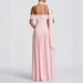 Women's Clothing Elegant Solid Color Slit Dress High End Strapless Fitted Gown With Paneling Style Women's For Formal & Casual For Women_ecoleips.com