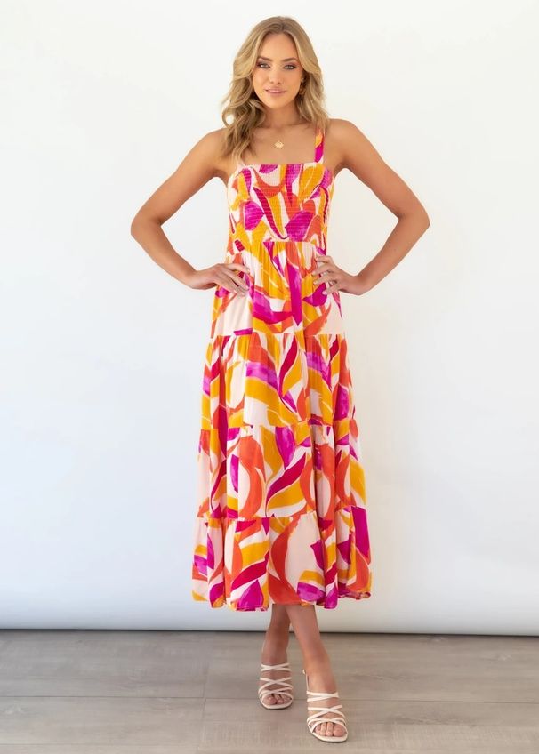2026 Spring/Summer Independent Station Women's Fashion New European And American Slim Fit Flared Printed Long_ecoleips.com