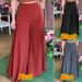 Women’s Clothing Fashion New Women's Button Elastic High Waist Wide Leg Pants_ecoleips.com
