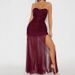 Women's Clothing Spring And Summer Mesh Splicing Slit Sexy Tube Top Slim Hip Dress Female_ecoleips.com