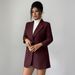 Elegant Long Sleeve Blazer For Women – Premium Office Wear, Fall & Winter Business Casual Jacket_ecoleips.com