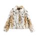 Women’s Faux Fur Plush Coat – European & American Style Winter Jacket, Lapel Design, Multi-Color Options_ecoleips.com