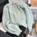 K Short Cardigan For Women; New Loose, Lazy Style Knitted Cardigan; Thick_ecoleips.com