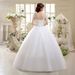 New Wedding Dress 2025 Style Shoulder Slim Wedding Plus Size Bride Lace Straps_ecoleips.com