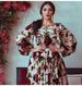 Muslim-Friendly Bohemian Floral Print Dress Short Ruffle Sleeve Waist Tie Rose Pattern Breathable Polyester Blend S XL_ecoleips.com