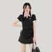New Women's Two Piece Swimsuit Set Conservative Tummy Concealing Slimming Flat Heel Sporty Hot Spring Summer Outfit For Students_ecoleips.com