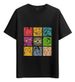 Women's T-Shirts Muscle Freaks Style T-shirt Digimon Drawings_ecoleips.com