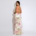 Women's Clothing Sexy Suspender V Neck High Slit Sequin Dress Velvet Beaded Print Long Skirt For Women_ecoleips.com