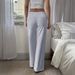 Diyun European And American Style Casual Vacation Solid Color Straight-Leg Long Pants Women's Fashion 2025_ecoleips.com